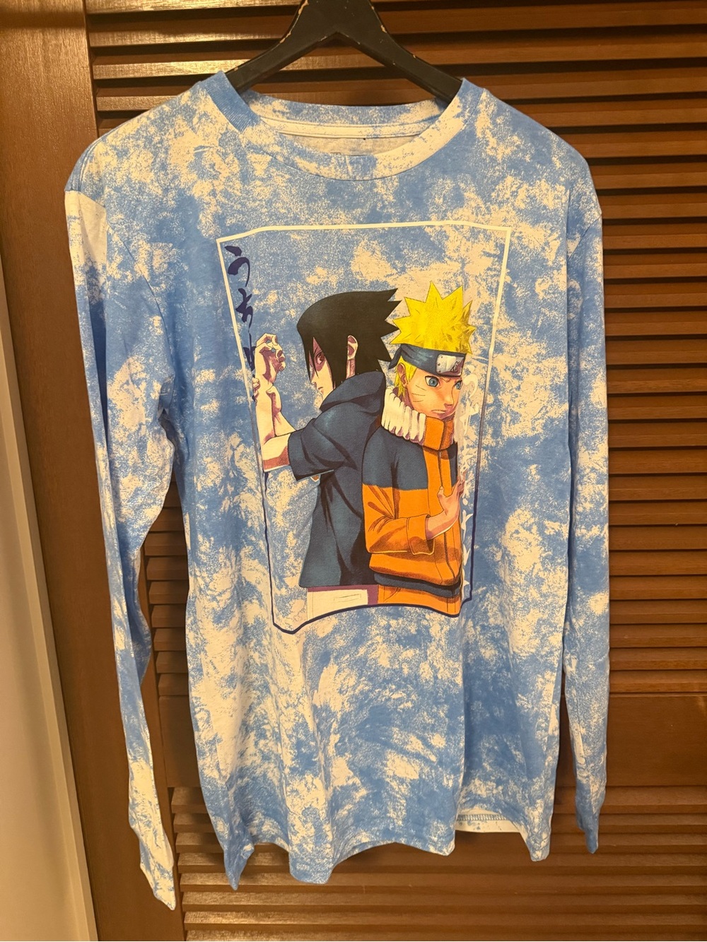 (M) Y2K Vintage Ripple Junction x Naruto Shippuden Naruto/Sauske Tie-dye